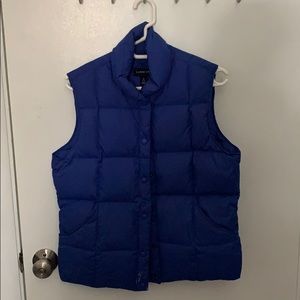 Blue Puff Vest!